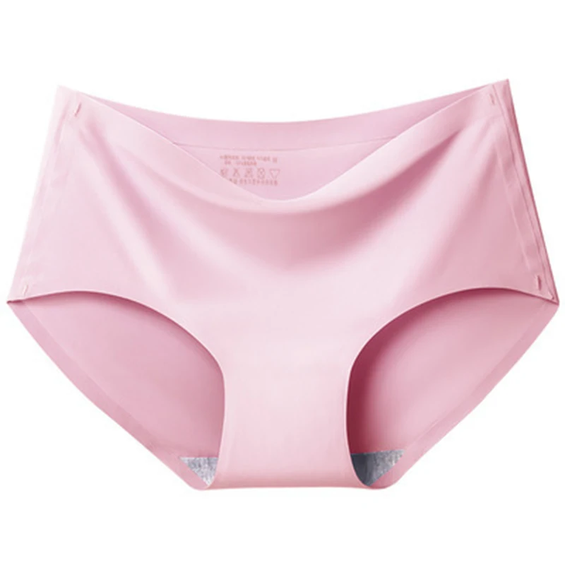 Sexy Ice Silk Female Mid-waist Large Size Solid Color Briefs Soft and Comfortable Seamless Sexy Underwear Women Erotic Lingerie
Sexy Ice Silk Female Mid-waist Large Size Solid Color Briefs Soft and Comfortable Seamless Sexy Underwear Women Erotic Lingerie