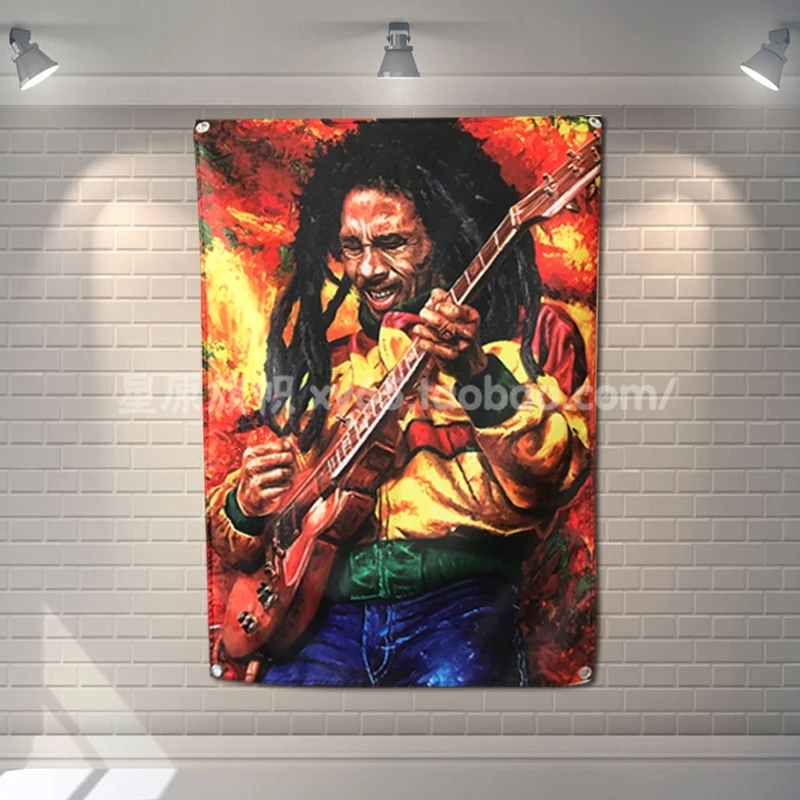 Singer Colorful Banner Music Rock Band Rasta Reggae Jamaica Home Decoration Hanging Flag
Singer Colorful Banner Music Rock Band Rasta Reggae Jamaica Home Decoration Hanging Flag