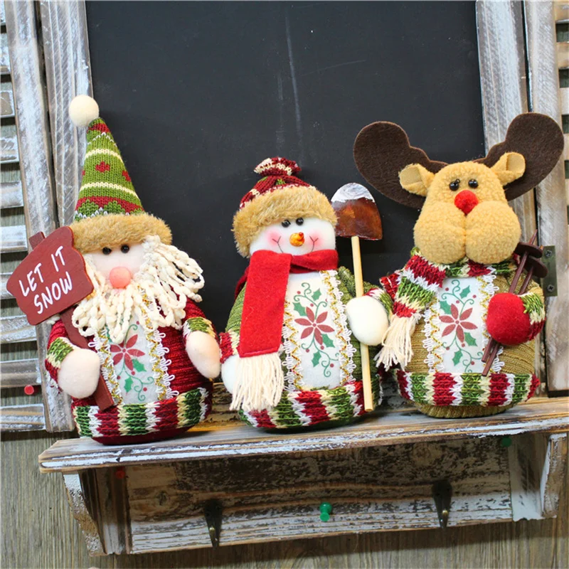 Santa Claus Christmas Doll Snowman Elk Toys Xmas Figurines Christmas Decorations for Home Table Decor 2021 Navidad Natal Gifts
Santa Claus Christmas Doll Snowman Elk Toys Xmas Figurines Christmas Decorations for Home Table Decor 2021 Navidad Natal Gifts