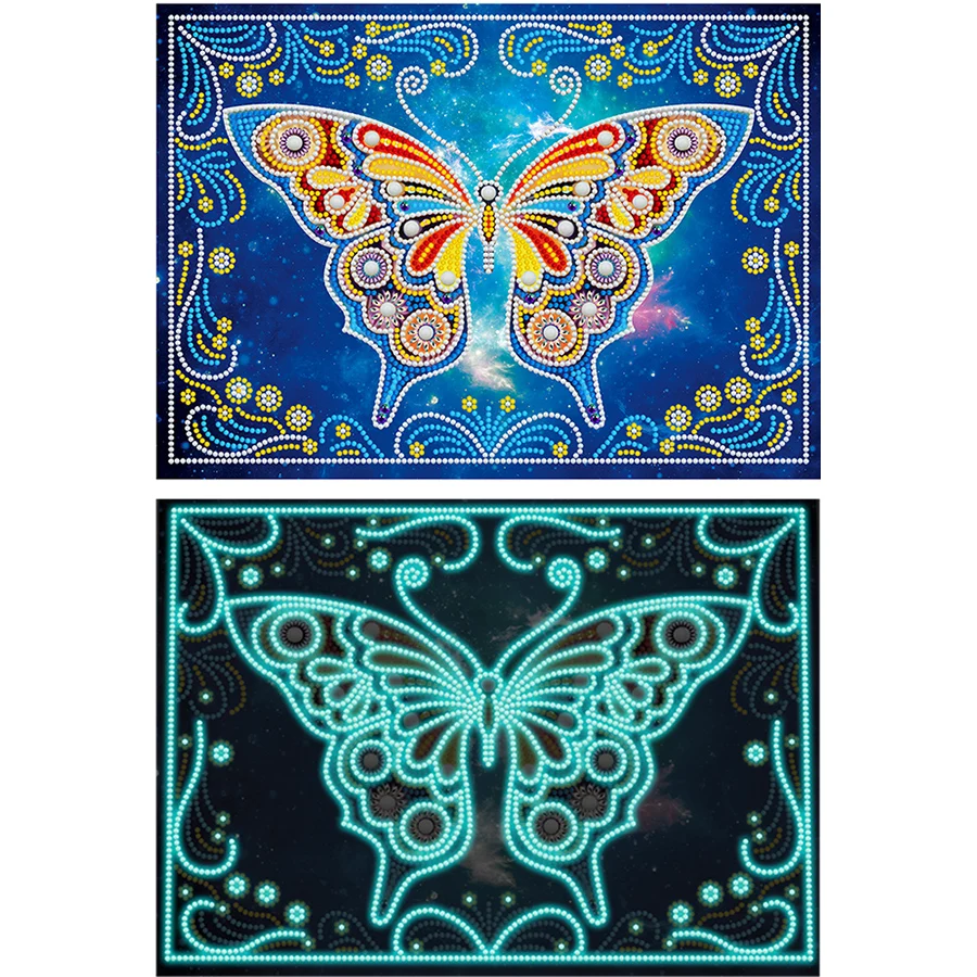 Luminous Shining 5D DIY Special-shaped Diamond Painting Animal Butterfly Fluorescent Rhinestone Embroidery Craft Decoration
Luminous Shining 5D DIY Special-shaped Diamond Painting Animal Butterfly Fluorescent Rhinestone Embroidery Craft Decoration