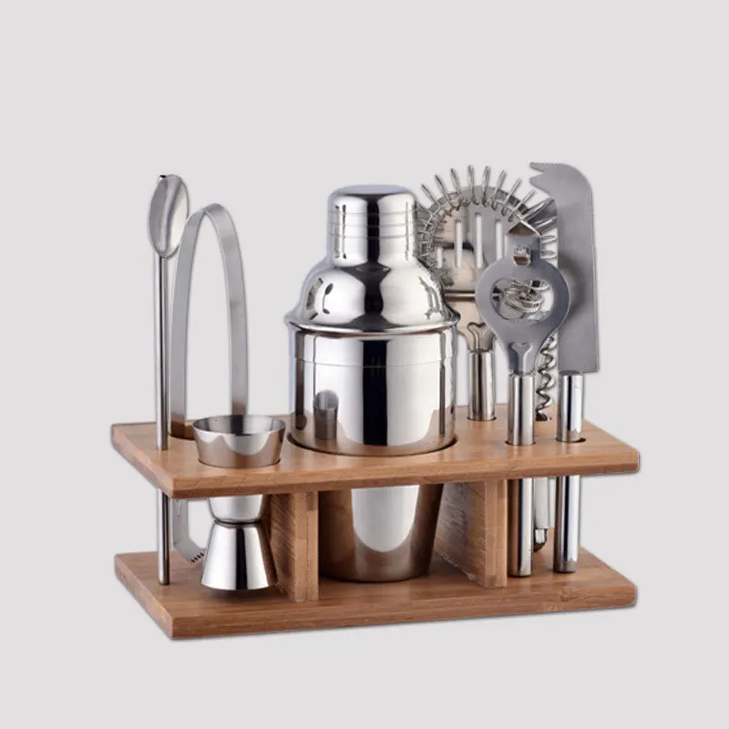8pcs Set Stainless Steel Cocktail Set Cocktail Shaker 350ML Shaker Cup Bar Set Cocktail Shaker Set Bartender Kit with Bamboo Sta
8pcs Set Stainless Steel Cocktail Set Cocktail Shaker 350ML Shaker Cup Bar Set Cocktail Shaker Set Bartender Kit with Bamboo Sta
