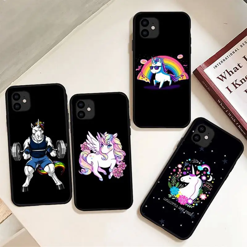 Cute Unicorn On Rainbow Phone Case For iphone 12 11Pro Max 11 XR XS Max X 8 7 6 6S Plus 5 5S SE 2020 soft Cover Fundas
Cute Unicorn On Rainbow Phone Case For iphone 12 11Pro Max 11 XR XS Max X 8 7 6 6S Plus 5 5S SE 2020 soft Cover Fundas