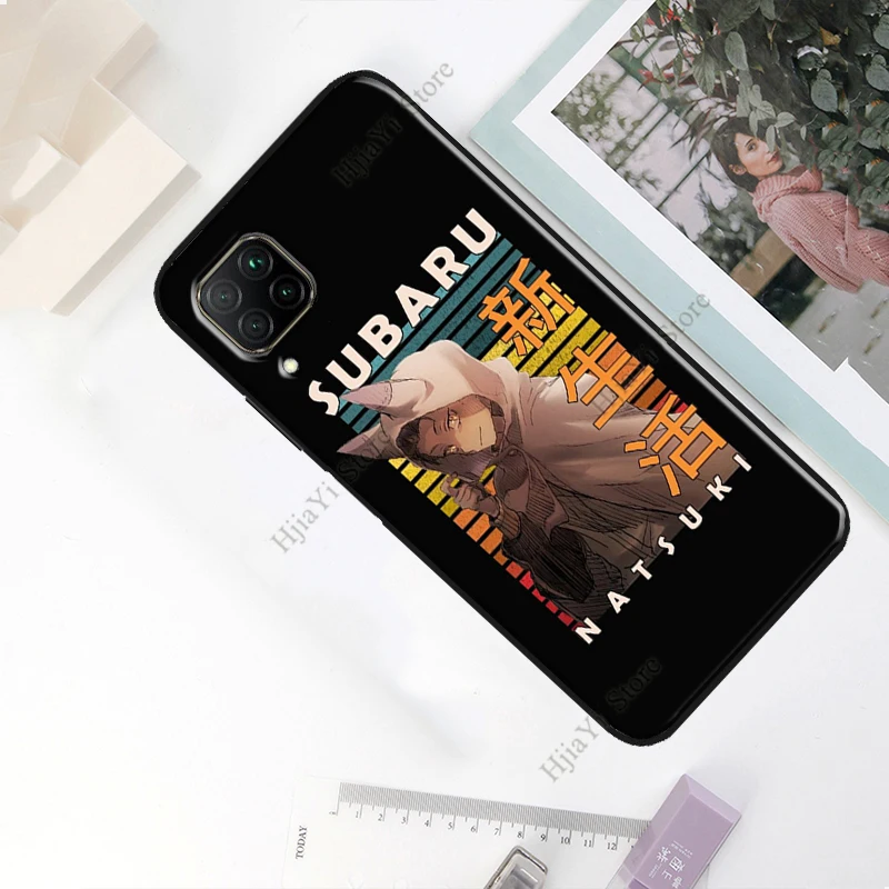 Чехол Natsuki для Subaru Re Zero чехол Huawei Honor 50 Lite 8X 9X 10i P20 P40 P30 Pro P Smart 2021 Nova 5T 9 | Мобильные