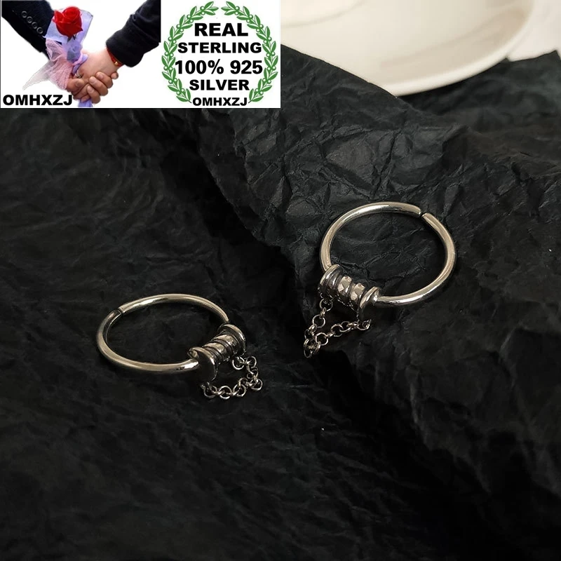 OMHXZJ Wholesale HC126 European Fashion Fine Woman Girl Birthday Party Gift Vintage Tassel 100% 925 Sterling Silver Open Ring
OMHXZJ Wholesale HC126 European Fashion Fine Woman Girl Birthday Party Gift Vintage Tassel 100% 925 Sterling Silver Open Ring