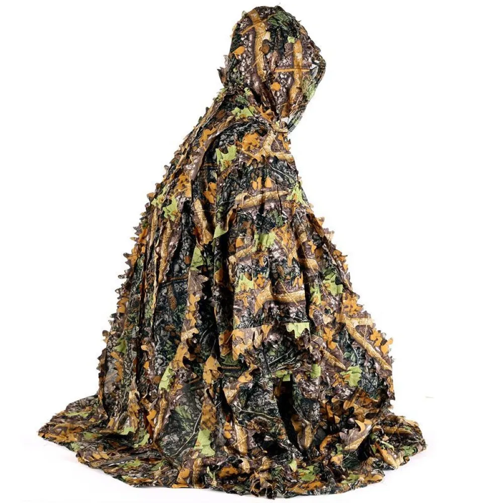 Уличный костюм Ghillie, 3D охотничья одежда, накидка джунглей, пончо, бионический искусственный Камуфляжный костюм с капюшоном для снайперской фотографии
Уличный костюм Ghillie, 3D охотничья одежда, накидка джунглей, пончо, бионический искусственный Камуфляжный костюм с капюшоном для снайперской фотографии