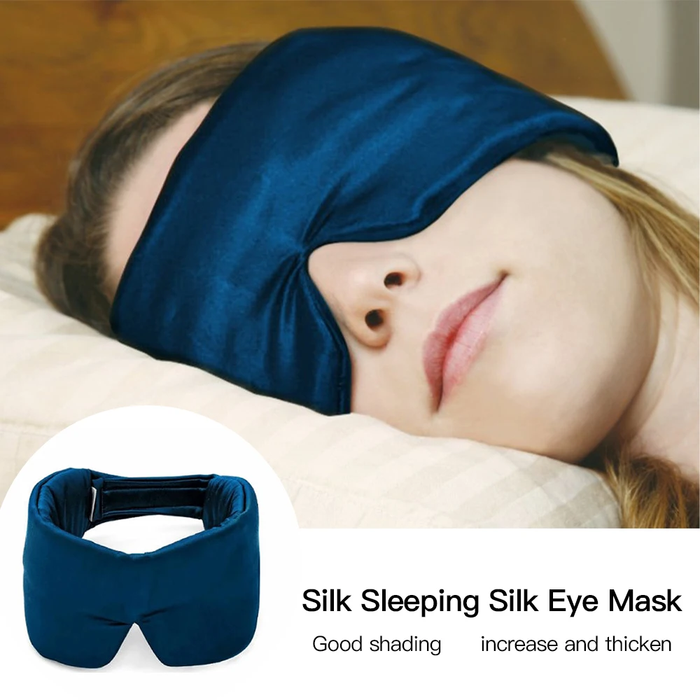 Double Layer Eye Mask Sleep Silk Travel Relax Eyemask Soft Nap Eye Patch Large Area Coverage Blackout Blindfold Eye Cover 1 Pcs
Double Layer Eye Mask Sleep Silk Travel Relax Eyemask Soft Nap Eye Patch Large Area Coverage Blackout Blindfold Eye Cover 1 Pcs