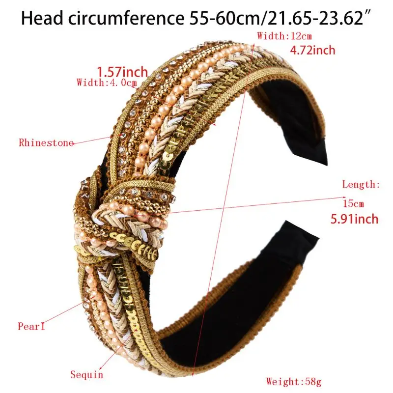 Fashion Women Hand Knitted Hair Hoop Faux Pearl Bowknot Cross Wide Side Headband Female Girls Headwear Decor Accessories
Fashion Women Hand Knitted Hair Hoop Faux Pearl Bowknot Cross Wide Side Headband Female Girls Headwear Decor Accessories