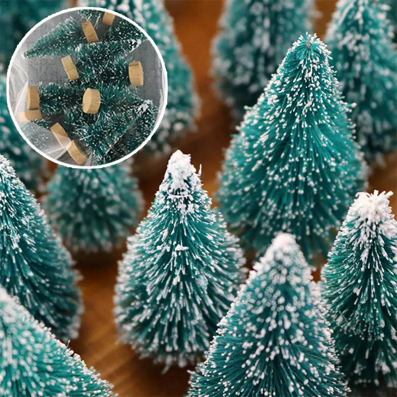Suchme 12pcs Artificial Miniature Pine Trees Sisal Trees with Wood Base DIY Crafts Home Tabletop Decor Scenes Winter Ornaments
Suchme 12pcs Artificial Miniature Pine Trees Sisal Trees with Wood Base DIY Crafts Home Tabletop Decor Scenes Winter Ornaments