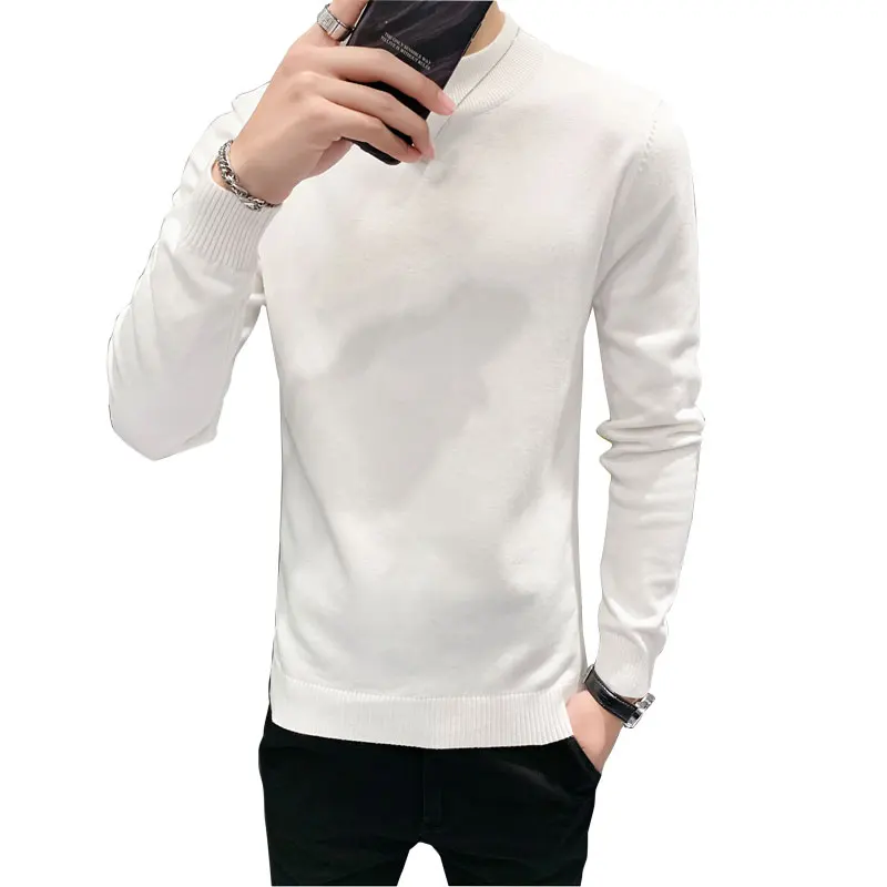 2020 New Autumn and Winter Casual Pullover Men's O-neck Solid Color Long-sleeved Slim Sweater Men's All-match Pullover Sweater
2020 New Autumn and Winter Casual Pullover Men's O-neck Solid Color Long-sleeved Slim Sweater Men's All-match Pullover Sweater