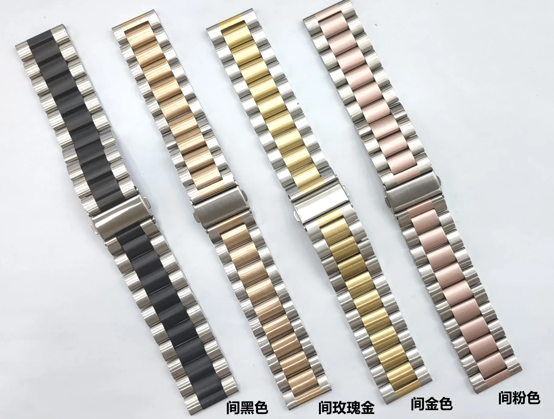 20 22mm Watch band for gear S3 S2 loop Stainless Steel bracelet for galaxy watch 3 41 45mm for Amazfit Bip Huawei GT Sport Strap 
20 22mm Watch band for gear S3 S2 loop Stainless Steel bracelet for galaxy watch 3 41 45mm for Amazfit Bip Huawei GT Sport Strap