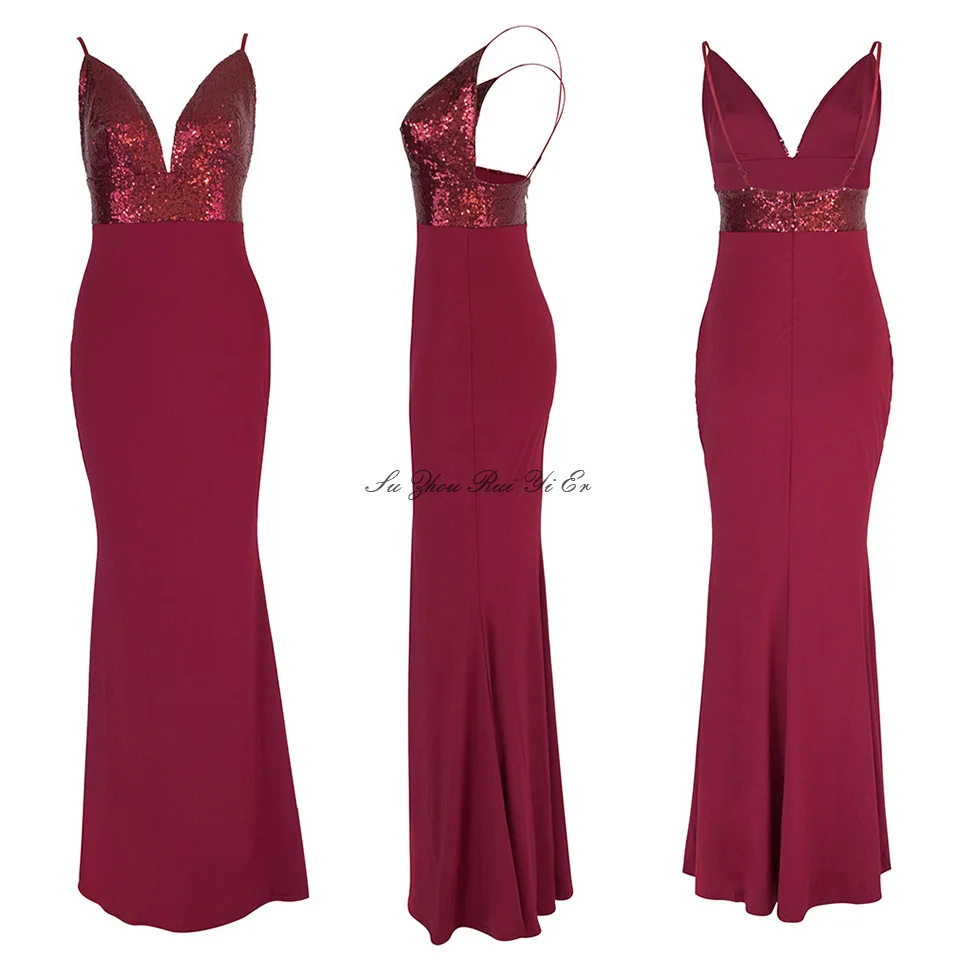 Burgundy Long Dress Elegant Women Formal Dresses Evening Party Dresses Mermaid Elegant Gowns Shiny Sequined Top 2020 New Arrival
Burgundy Long Dress Elegant Women Formal Dresses Evening Party Dresses Mermaid Elegant Gowns Shiny Sequined Top 2020 New Arrival