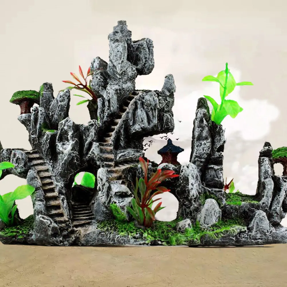 Large ornaments rockery decoration Aquarium Artificial Resin Simulation Rockery Stone fish tank Landscaping Aquarium Accessories
Large ornaments rockery decoration Aquarium Artificial Resin Simulation Rockery Stone fish tank Landscaping Aquarium Accessories