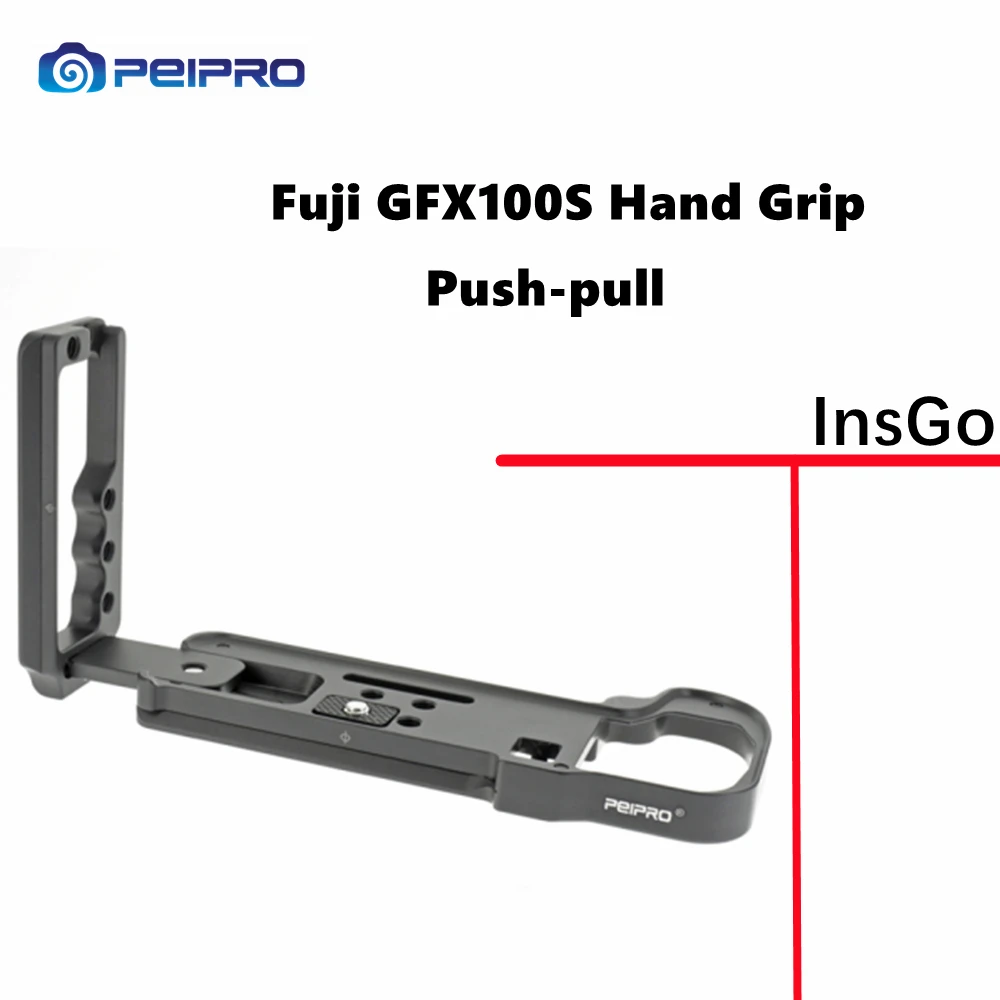 PEIPRO GFX100S Handle Aviation Alloy Aluminum Quick Release L-plate Bracket Camera Hand Grip for Fuji GFX100S Camera
PEIPRO GFX100S Handle Aviation Alloy Aluminum Quick Release L-plate Bracket Camera Hand Grip for Fuji GFX100S Camera