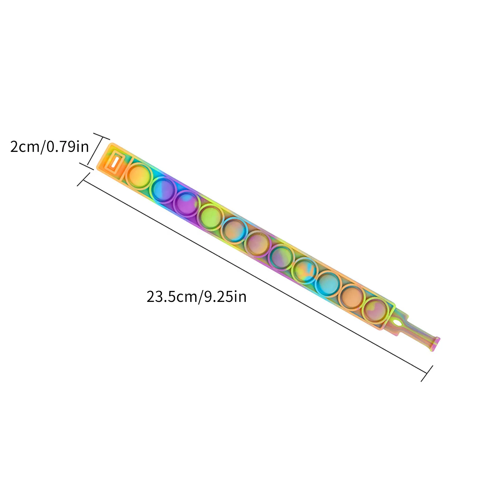 Mini Dimple Push Popper Bubble Sensory Fidget Toy Decompression Bracelet Stress Relieving Fidgeting Antistress Rainbow Wristband
Mini Dimple Push Popper Bubble Sensory Fidget Toy Decompression Bracelet Stress Relieving Fidgeting Antistress Rainbow Wristband
