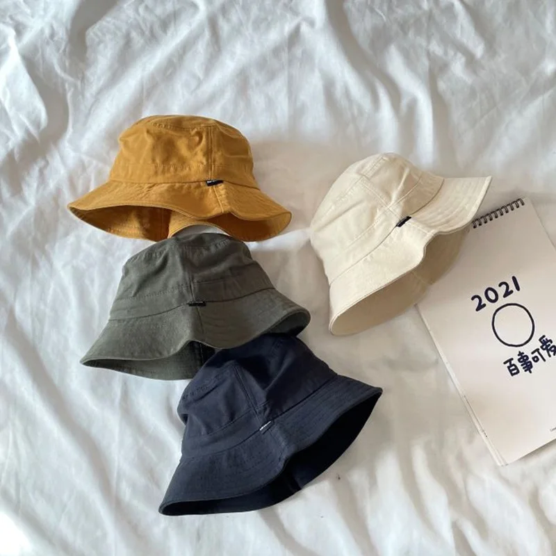 Korean Version Solid Color Four Seasons Fisherman Hat Children Canvas Simple Basin Hat Unisex Sun Hat
Korean Version Solid Color Four Seasons Fisherman Hat Children Canvas Simple Basin Hat Unisex Sun Hat