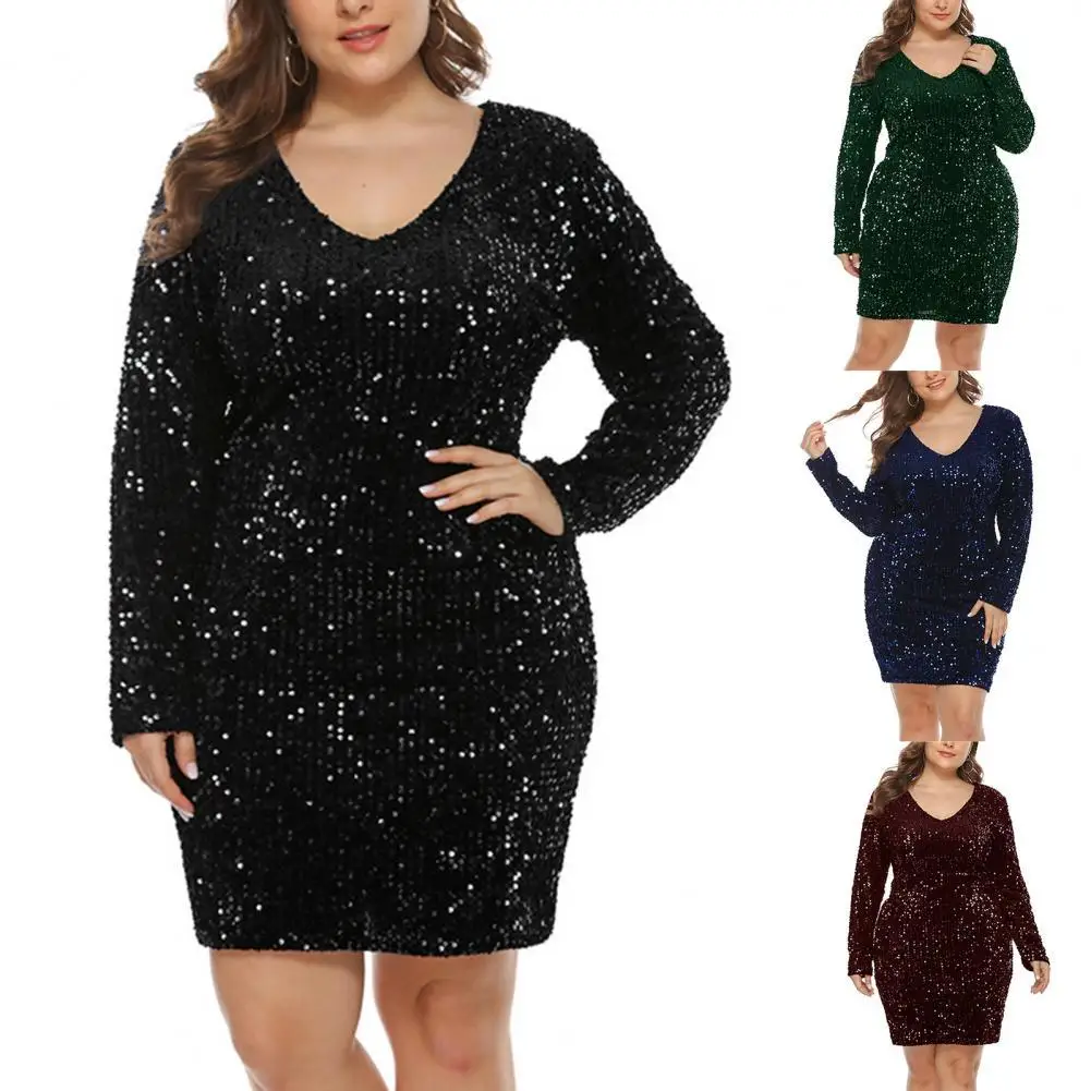 Summer Women's Dress Sets Elegant Sexy V Neck Sequin Party Club Dress Casual Plus Size Bodycon Dresses Evening Wedding Outfits
Summer Women's Dress Sets Elegant Sexy V Neck Sequin Party Club Dress Casual Plus Size Bodycon Dresses Evening Wedding Outfits