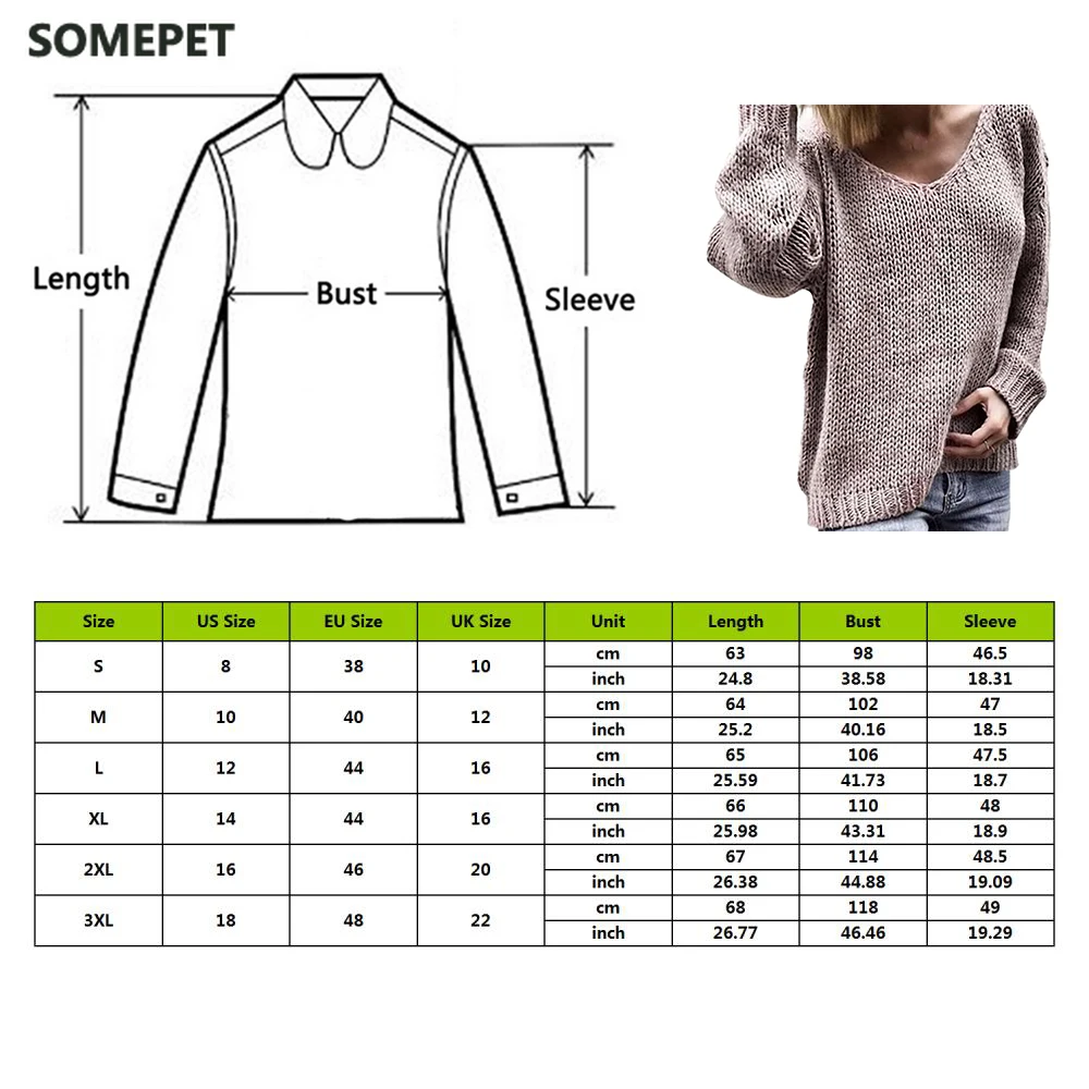 Women Solid V Neck Sweaters And Pullovers Knitted Autumn Winter Clothing Pullover Jumper Pull Femme Hiver Truien Dames
Women Solid V Neck Sweaters And Pullovers Knitted Autumn Winter Clothing Pullover Jumper Pull Femme Hiver Truien Dames