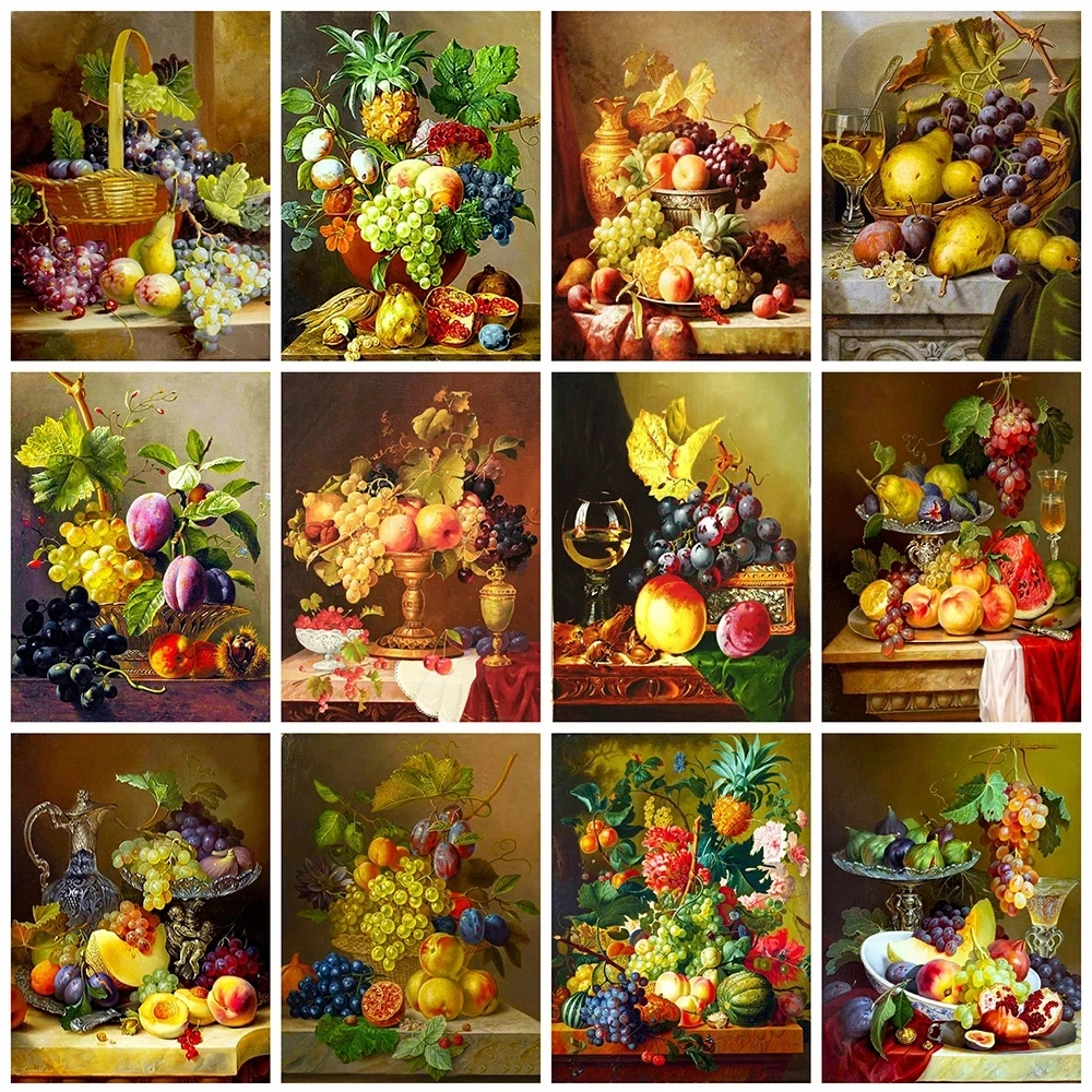 5D DIY Diamond Painting Fruit Diamond Embroidery Landscape Full Square Rhinestone Mosaic Art Kitchen Decor
5D DIY Diamond Painting Fruit Diamond Embroidery Landscape Full Square Rhinestone Mosaic Art Kitchen Decor