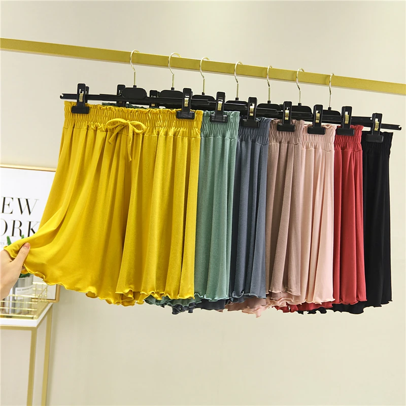 Korean version of high-waist shorts women's summer loose cotton pajamas plus size modal casual outer wear three-point
Korean version of high-waist shorts women's summer loose cotton pajamas plus size modal casual outer wear three-point