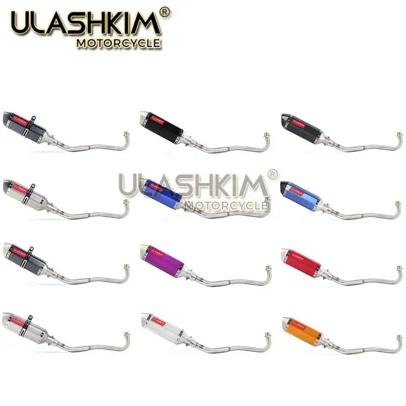 M3 Motorcycle Full System Exhaust Muffler Middle Connect Pipe Slip On For HONDA GROM MSX 125 MSX125 2012 2013 2014 2015
M3 Motorcycle Full System Exhaust Muffler Middle Connect Pipe Slip On For HONDA GROM MSX 125 MSX125 2012 2013 2014 2015