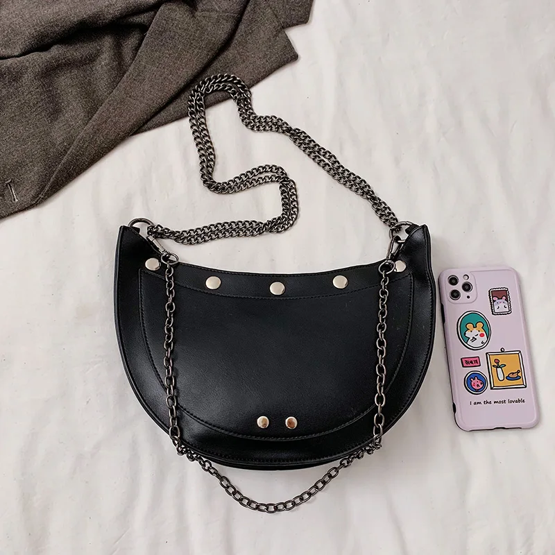 OLSITTI High Quality Luxury Shoulder Crossbody Bags For Women 2020 Large Capacity PU Leather Messenger Bag Half Round Handbag 
OLSITTI High Quality Luxury Shoulder Crossbody Bags For Women 2020 Large Capacity PU Leather Messenger Bag Half Round Handbag