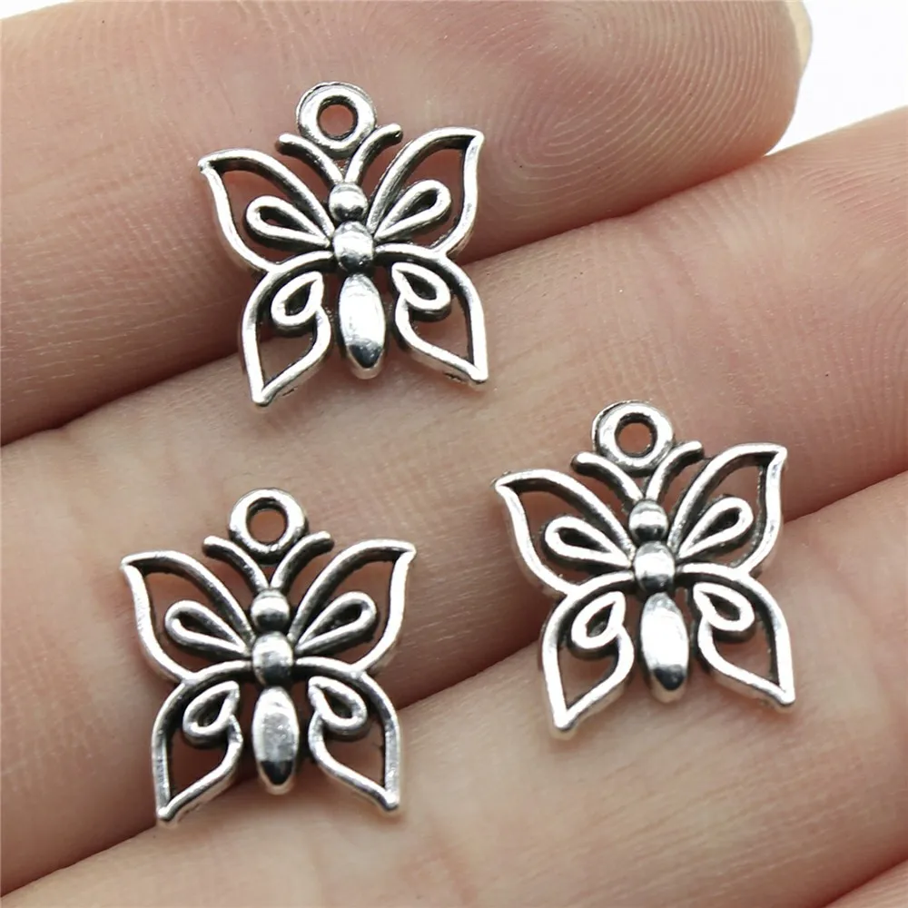 60pcs 14x13mm Small Butterfly Charm Cute Butterfly Charms For Jewelry Making Tiny Butterfly Charms
60pcs 14x13mm Small Butterfly Charm Cute Butterfly Charms For Jewelry Making Tiny Butterfly Charms