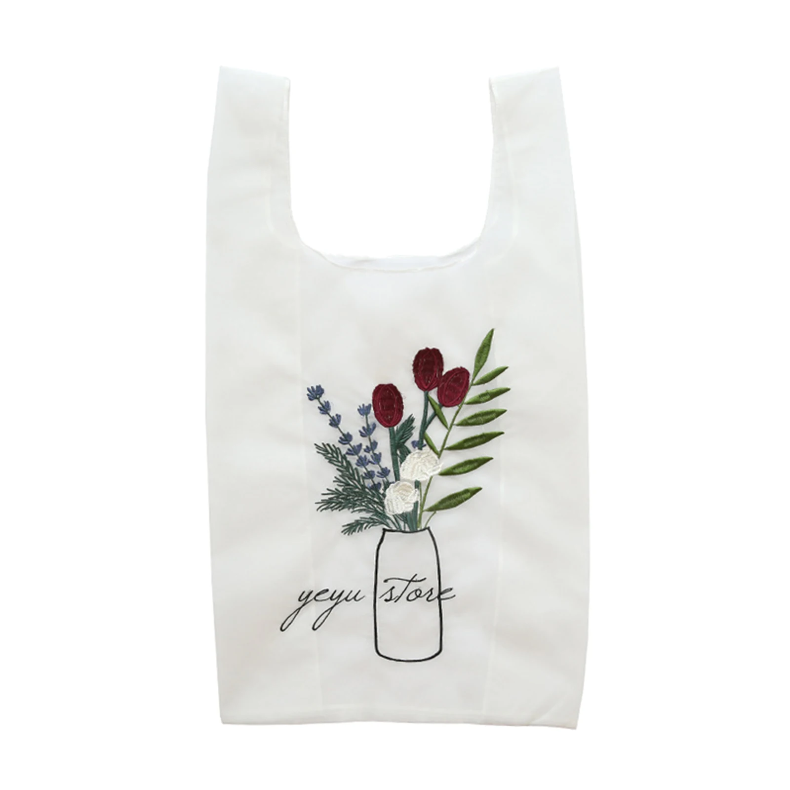 Reusable Shopping Bags Grocery Tote Bags Women Embroidery Handbag Travel
Reusable Shopping Bags Grocery Tote Bags Women Embroidery Handbag Travel