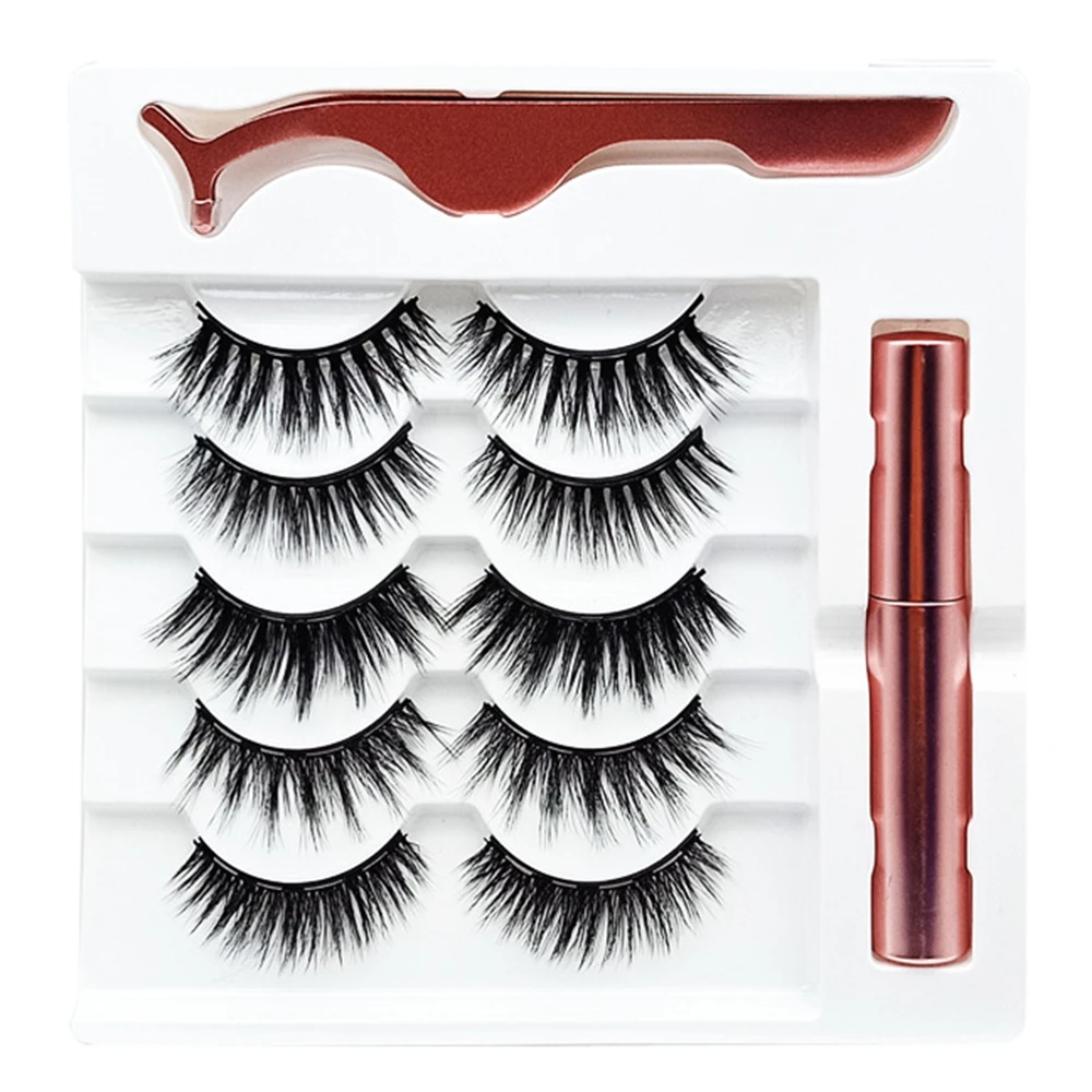 3D Magnetic False Eyelashes 5 Pairs Eyeliner Short Long Lasting Hand Made Makeup Tool Can Be Used Repeatedly Easy To Wear Makeup
3D Magnetic False Eyelashes 5 Pairs Eyeliner Short Long Lasting Hand Made Makeup Tool Can Be Used Repeatedly Easy To Wear Makeup