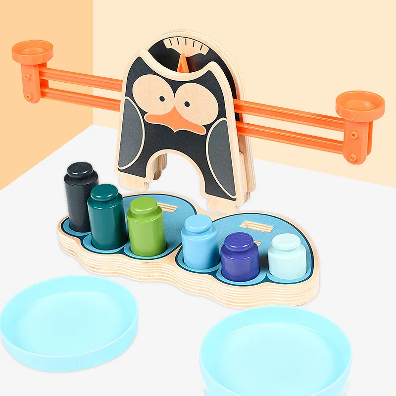 Montessori Math Toys Wooden Set Penguin Maths Balance Scale Board Games Educational Learning Toys Animal Teaching Aids
Montessori Math Toys Wooden Set Penguin Maths Balance Scale Board Games Educational Learning Toys Animal Teaching Aids