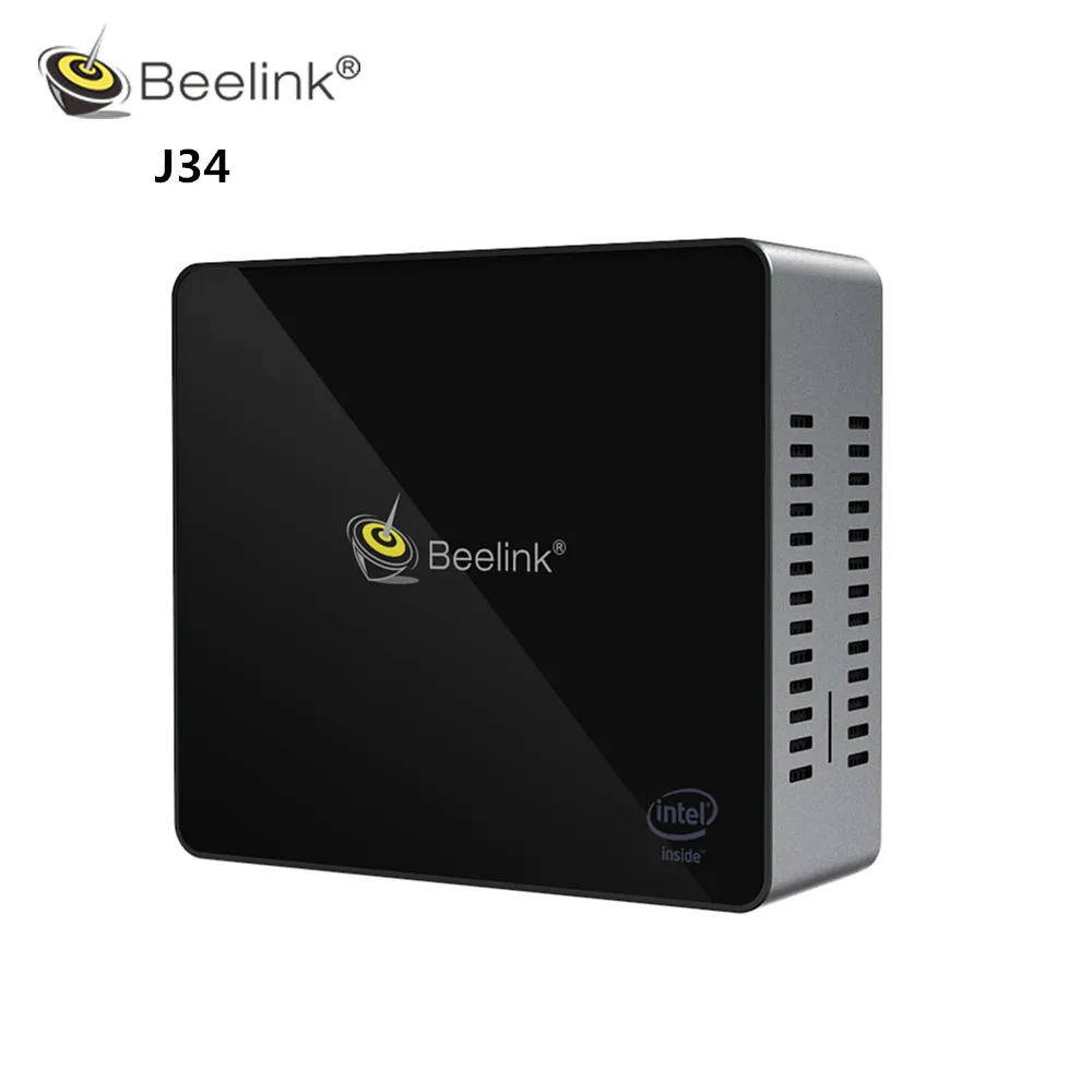 Фото Мини ПК Beelink J34 Windows 10 8 ГБ +/256/512 Гб SSD 2 4 ГГц + 5 Wi Fi BT4.0 поддержка быстрой зарядки * HDMI