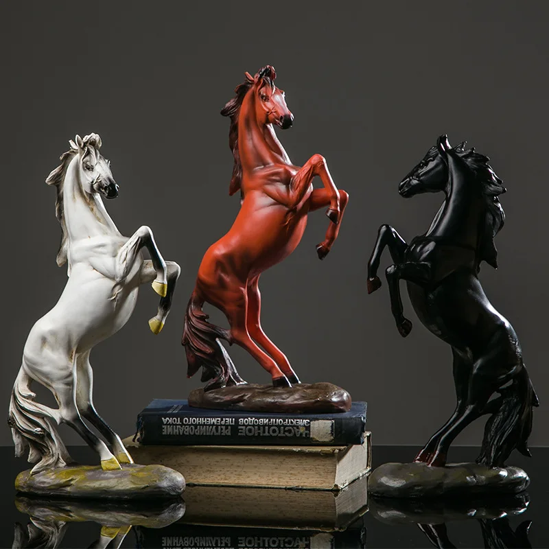 Animal Sculpture Creative Light Luxury Floor Horse Ornaments Home Accessories Gifts American Living Room Decorations
Animal Sculpture Creative Light Luxury Floor Horse Ornaments Home Accessories Gifts American Living Room Decorations