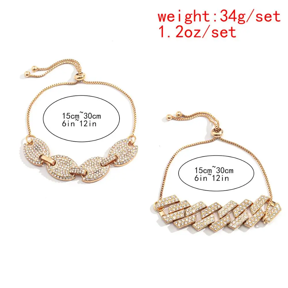 Vintage Bling Iced Out Rhinestone Bracelets Bangles Women Men Punk Transparent Crystal Unisex Fashion Hand New Year Jewelry Gift 
Vintage Bling Iced Out Rhinestone Bracelets Bangles Women Men Punk Transparent Crystal Unisex Fashion Hand New Year Jewelry Gift