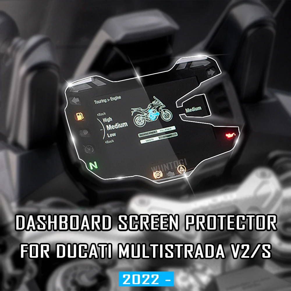 Защита экрана приборной панели Ducati Multistrada V2 V2S 2022, Защитная пленка для экрана с ЖК-дисплеем от царапин
Защита экрана приборной панели Ducati Multistrada V2 V2S 2022, Защитная пленка для экрана с ЖК-дисплеем от царапин