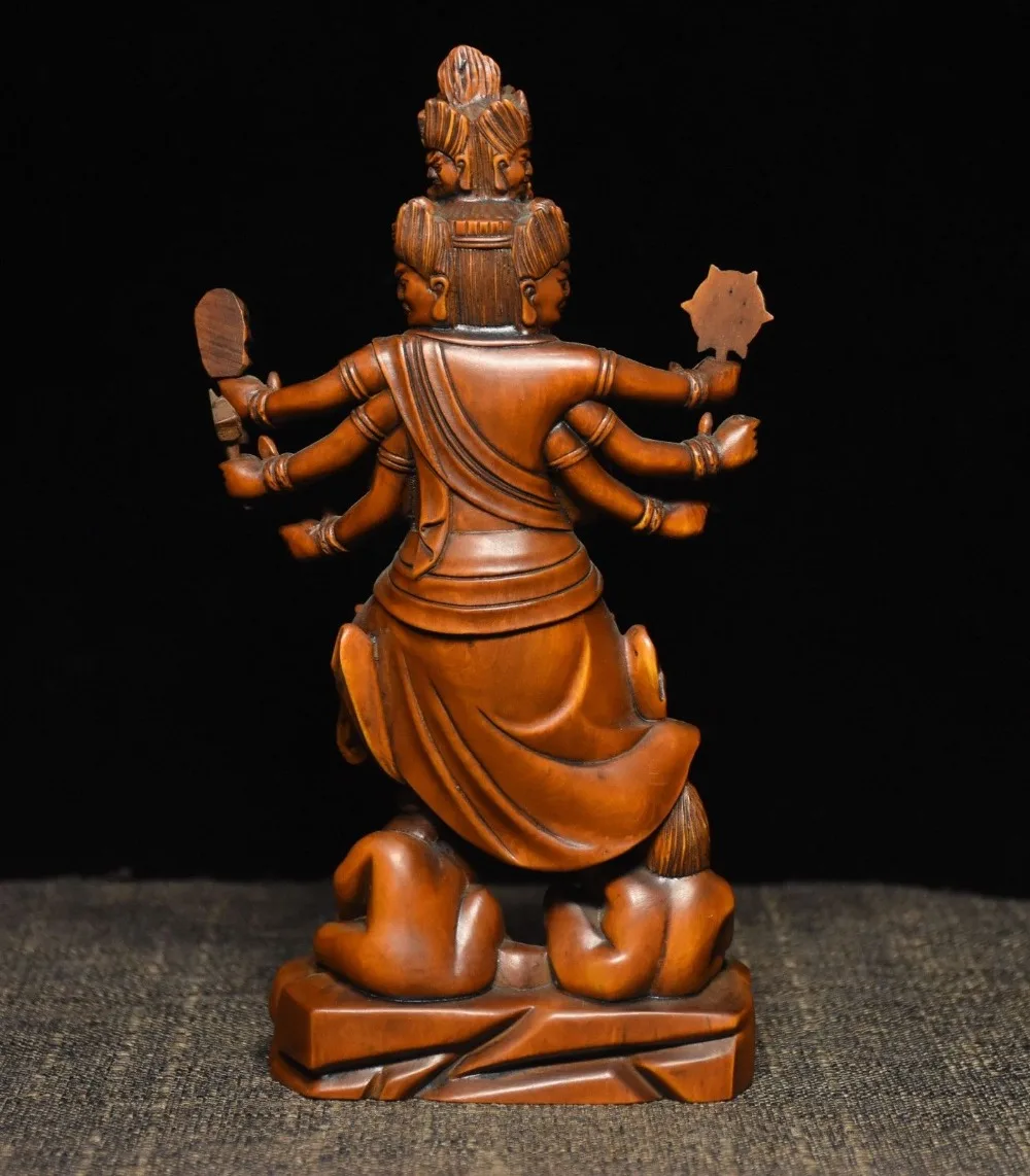 christmas Tibet Buddhism Collection Boxwood wood carve God Protector Deity Buddha Statue halloween
christmas Tibet Buddhism Collection Boxwood wood carve God Protector Deity Buddha Statue halloween