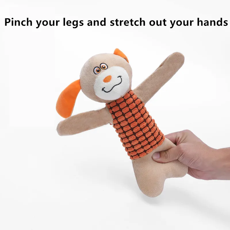 Cute Fleece Cartoon Animals Shape Pet Interactive Toy Dogs Chew Squeak Toys Puppy Plush Squeaking Toy Dog Cat Bite Resistant Toy 
Cute Fleece Cartoon Animals Shape Pet Interactive Toy Dogs Chew Squeak Toys Puppy Plush Squeaking Toy Dog Cat Bite Resistant Toy