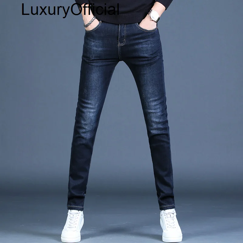 Autumn new dark blue embroidered jeans slim fit small feet elastic leisure long pants pants
Autumn new dark blue embroidered jeans slim fit small feet elastic leisure long pants pants