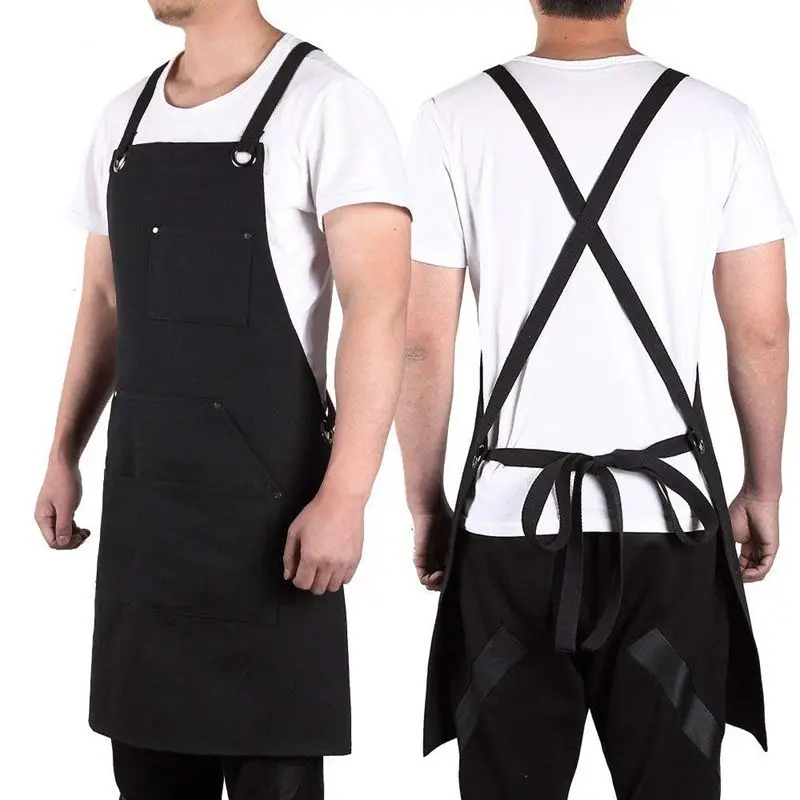 Canvas Work Apron with Tool Pockets Cross-Back Straps & Adjustable Apron Heavy Duty Apron With Pockets For Men and Women
Canvas Work Apron with Tool Pockets Cross-Back Straps & Adjustable Apron Heavy Duty Apron With Pockets For Men and Women