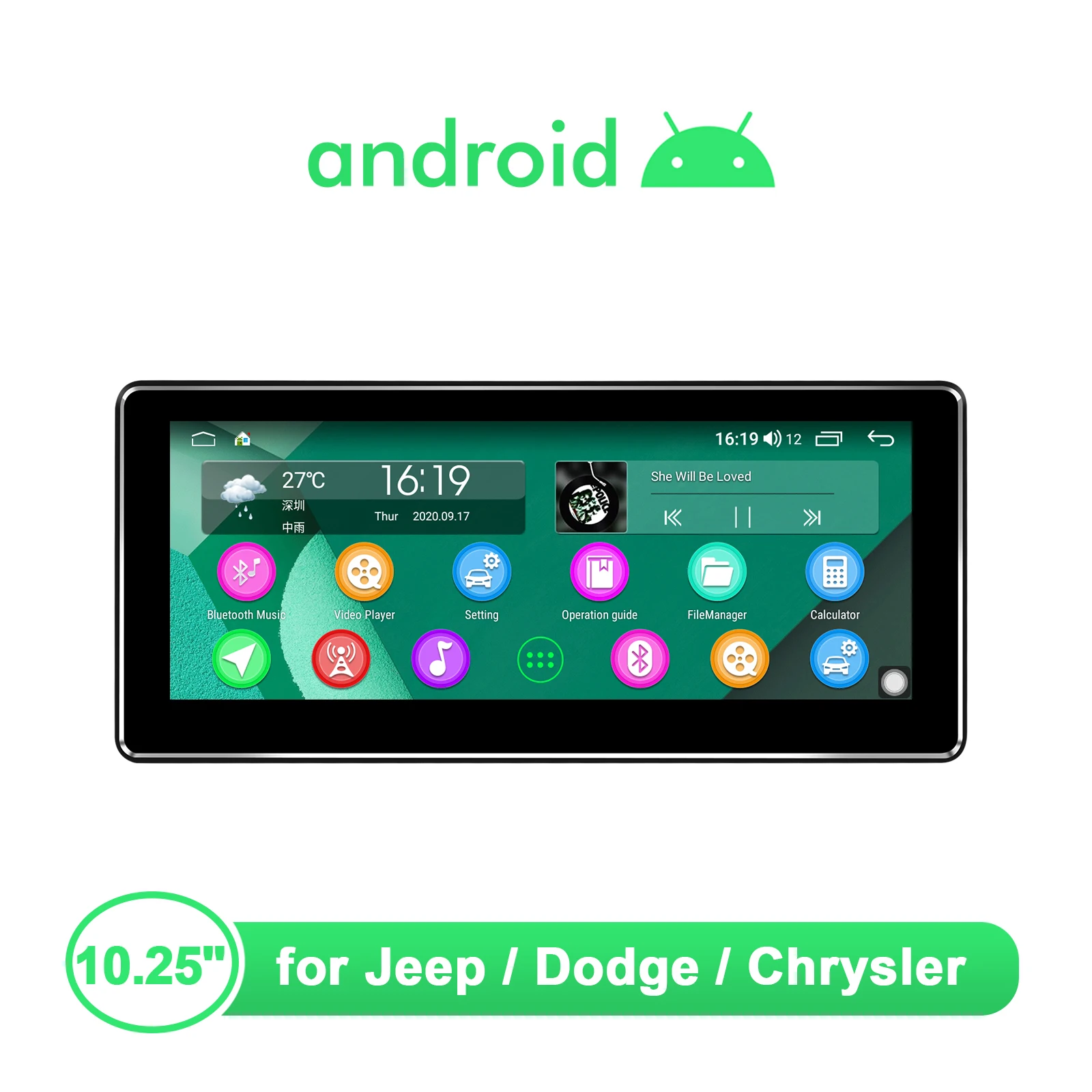 1din Car Radio 10.25 Inch Android 10 Autoradio Multimedia Player 1DIN Touch Screen Auto Audio Car Stereo For Jeep Dodge Chrysler
1din Car Radio 10.25 Inch Android 10 Autoradio Multimedia Player 1DIN Touch Screen Auto Audio Car Stereo For Jeep Dodge Chrysler