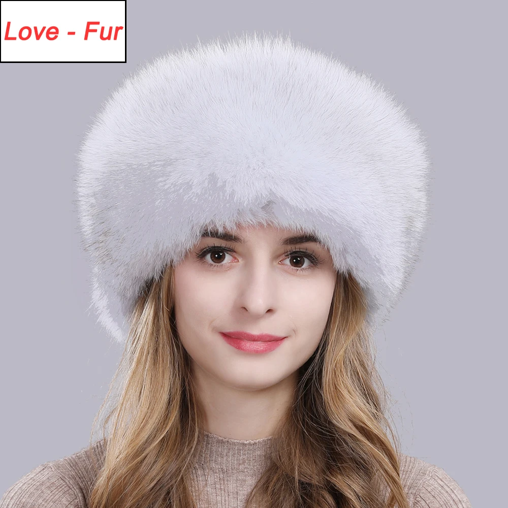 2020 Новый стиль Русская зима 100% из натурального меха лисы шляпа для женщин одежда