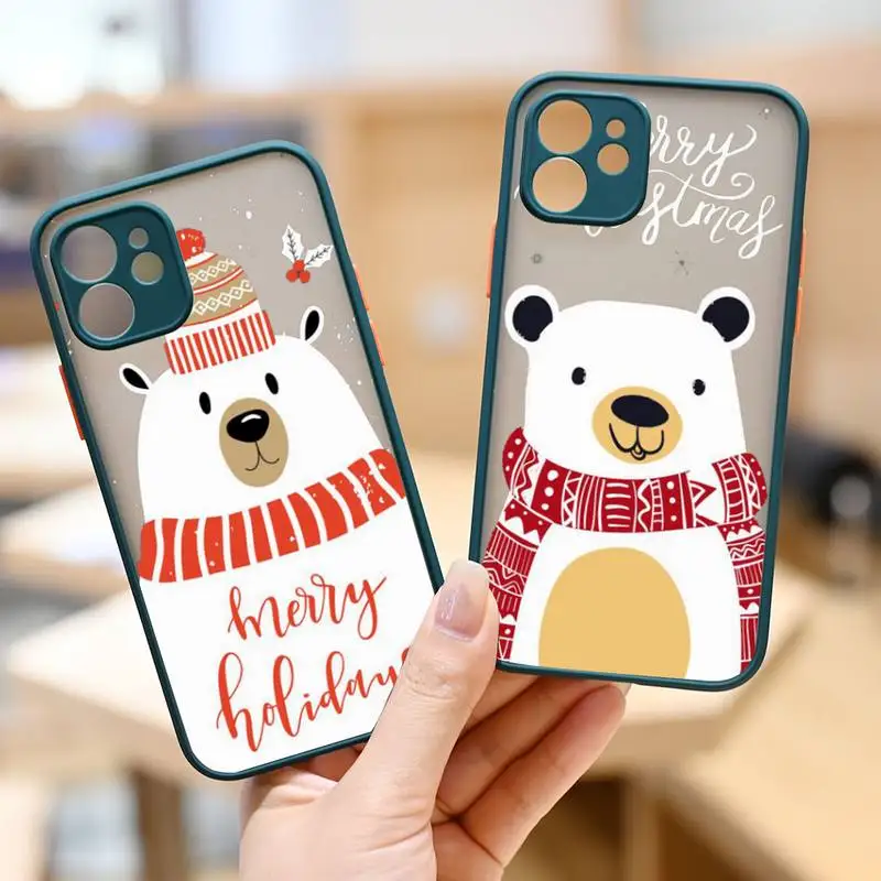 Christmas Deer Bear Phone Case Dark green matte transparent iPhone 7 8 x xs xr 11 12 pro plus max mini
Christmas Deer Bear Phone Case Dark green matte transparent iPhone 7 8 x xs xr 11 12 pro plus max mini