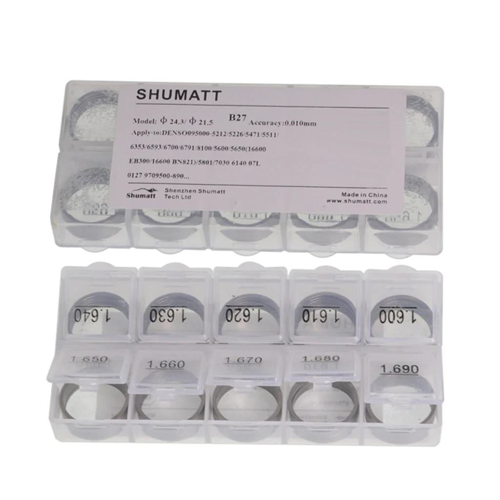 100 Pieces Copper Common Rail Injector Adjusting Washers B27 Cylinder Shims
100 Pieces Copper Common Rail Injector Adjusting Washers B27 Cylinder Shims