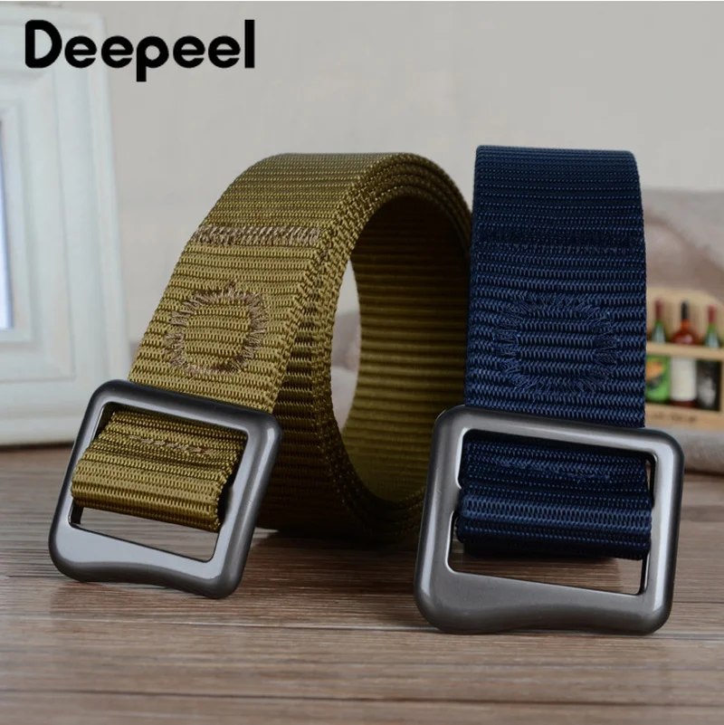 Холщовый мужской ремень Deepeel 1 шт. 3 8*120 см эксклюзивный Молодежный повседневный