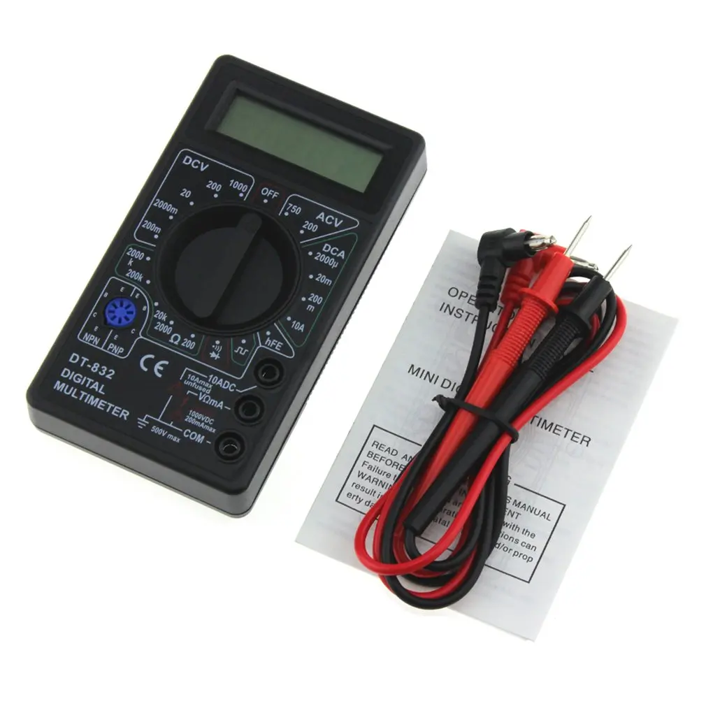 Mini Pocket Digital Multimeter 1999 Counts AC/DC Volt Amp Ohm Diode hFE Continuity Tester Ammeter Voltmeter Ohmmeter
Mini Pocket Digital Multimeter 1999 Counts AC/DC Volt Amp Ohm Diode hFE Continuity Tester Ammeter Voltmeter Ohmmeter