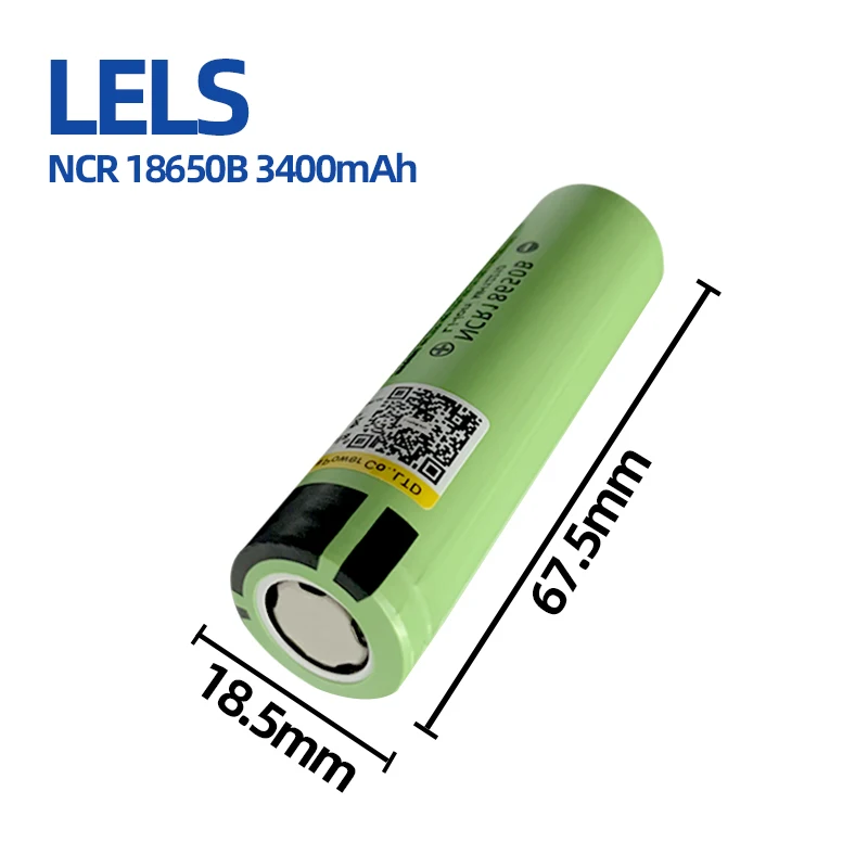 LELS NCR18650B 3.7V 3400mAh 18650 Lithium Rechargeable Battery For Flashlight batteries
LELS NCR18650B 3.7V 3400mAh 18650 Lithium Rechargeable Battery For Flashlight batteries
