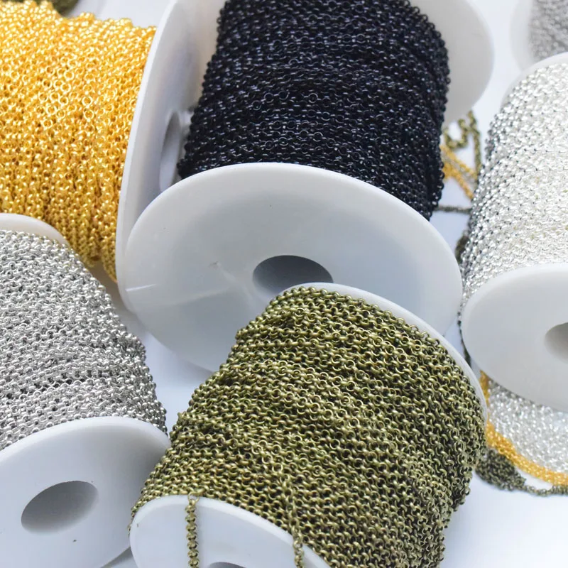2m/lot 3.2/4.8/5.8mm O Ring Link Chains for Jewelry Making Silver/Gold/Bronze Plated Chain DIY Necklace Bracelet Components
2m/lot 3.2/4.8/5.8mm O Ring Link Chains for Jewelry Making Silver/Gold/Bronze Plated Chain DIY Necklace Bracelet Components