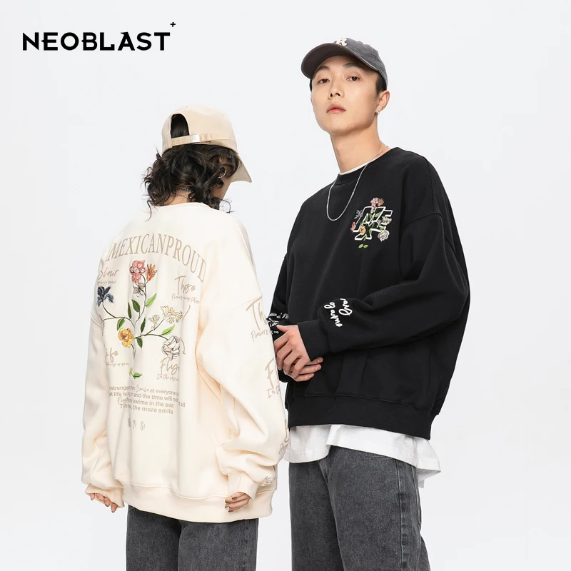 Men's Embroidered Flowers Sweatshirts Oversized Hoodies Stylish Designer Brand Gothic Hip Hop Tops Aesthetic Couples Clothes
Men's Embroidered Flowers Sweatshirts Oversized Hoodies Stylish Designer Brand Gothic Hip Hop Tops Aesthetic Couples Clothes