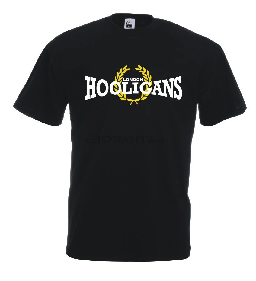 Новая новинка мужские футболки Hooligans London футболка Cotone старые фанаты футболиста