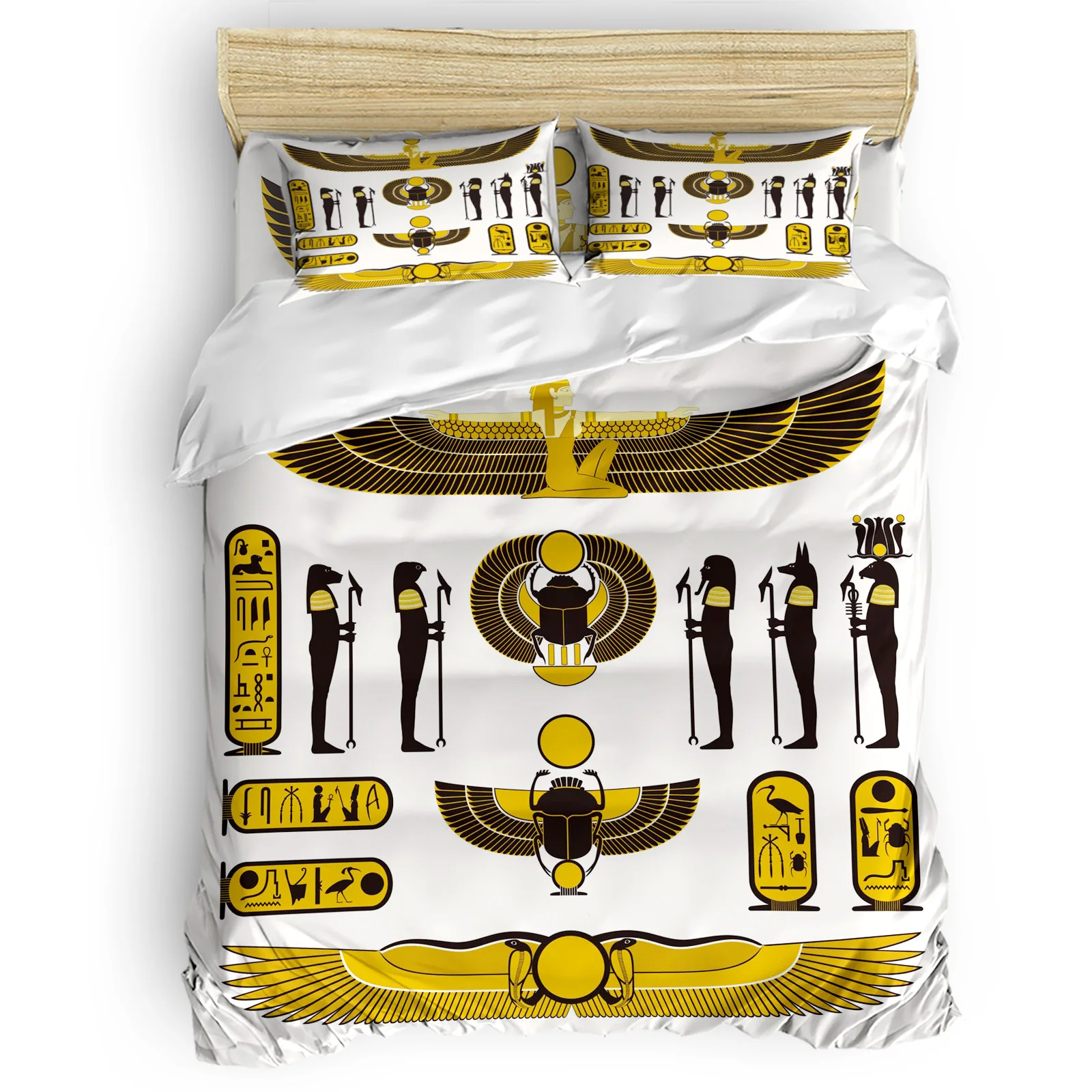 Ancient Egypt Symbol Hieroglyph Bedding Set Bed Sheet Pillowcase Bedroom Comforter Set Home Duvet Cover Set 
Ancient Egypt Symbol Hieroglyph Bedding Set Bed Sheet Pillowcase Bedroom Comforter Set Home Duvet Cover Set
