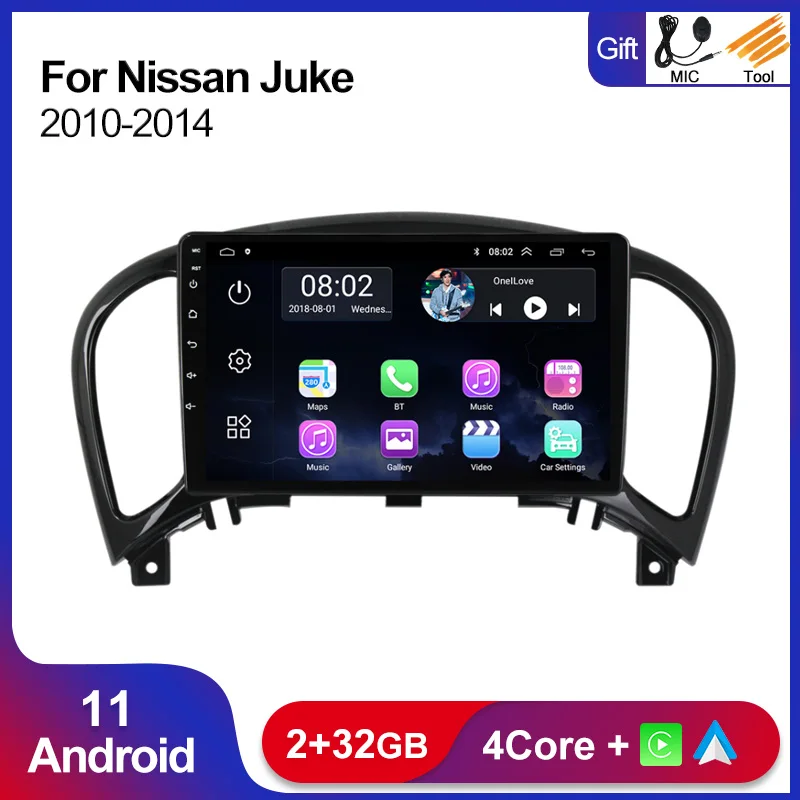 Автомагнитола 2 Din, Android 11, мультимедийный видеоплеер для Nissan Juke YF15 2010-2014, GPS-навигация, Carplay RDS, 2 Din, без DVD
Автомагнитола 2 Din, Android 11, мультимедийный видеоплеер для Nissan Juke YF15 2010-2014, GPS-навигация, Carplay RDS, 2 Din, без DVD