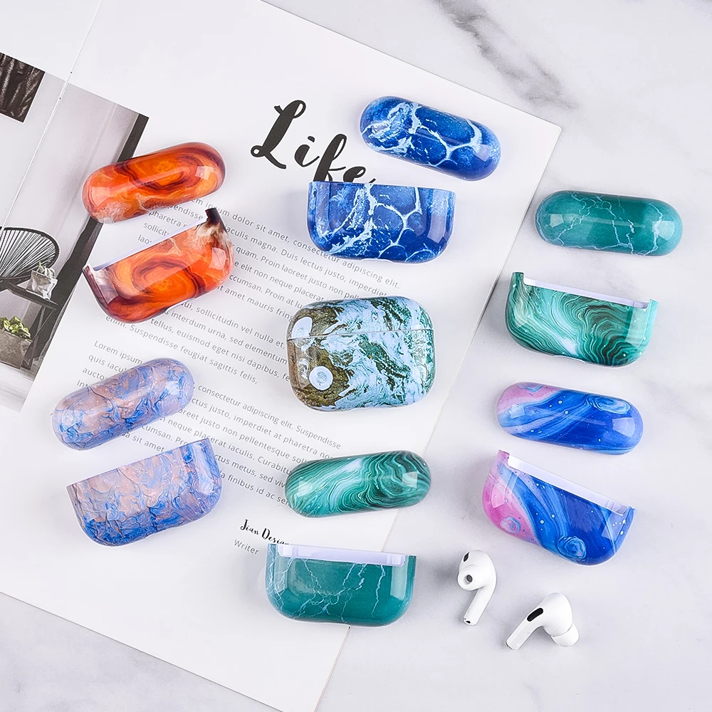 Marble Wireless Earphone Case For Apple AirPods Pro Protective Waterproof Bluetooth Charging Box Bags
Marble Wireless Earphone Case For Apple AirPods Pro Protective Waterproof Bluetooth Charging Box Bags